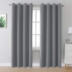 Elegant Baby Pink Curtain Panel - Thermal Insulated & Room Darkening