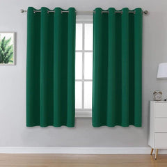 Elegant Baby Pink Curtain Panel - Thermal Insulated & Room Darkening