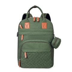 Waterproof Diaper Bag Backpack with Changing Pad and Stroller Straps