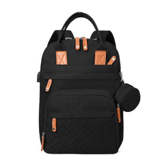 Waterproof Diaper Bag Backpack with Changing Pad and Stroller Straps
