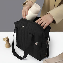 Embroidered Polyester Mom Bag w/ Tulip Stroller Carrying Bag