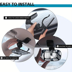 Car Rearview Mirror - Right Wide Angle Convex Mirror