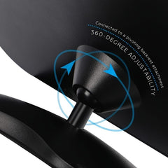 Universal Car Interior Rearview Mirror Wide Angle Clip-On for Safe Baby Viewing