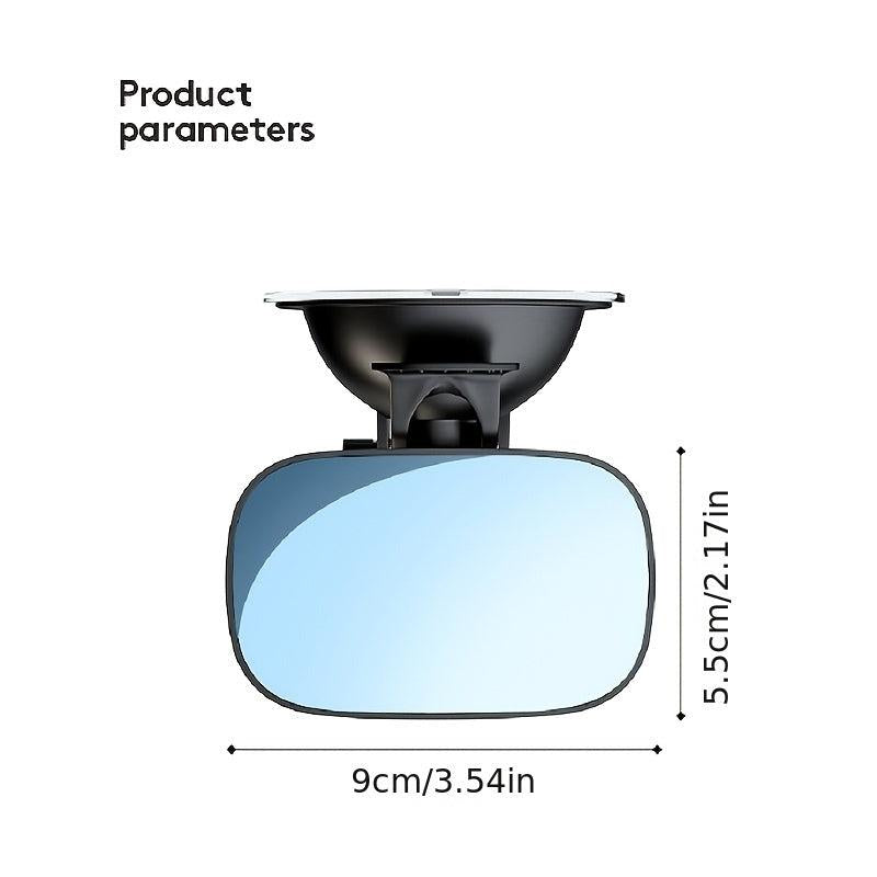 Universal Car Interior Rearview Mirror Wide Angle Clip-On for Safe Baby Viewing