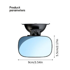Universal Car Interior Rearview Mirror Wide Angle Clip-On for Safe Baby Viewing