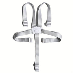 Adjustable 5 Point High Chair Safety Belt Gray Youngsters & Youngsters Seat