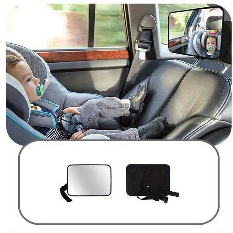 Adjustable Baby Car Mirror Wide View Headrest Mount