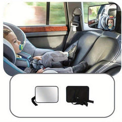 Adjustable Baby Car Mirror Wide View Headrest Mount