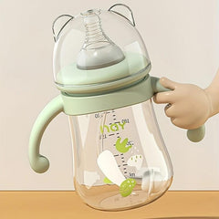 Durable Lightweight Kids Water Bottle w/ Handles & Gravity Balls Multicolor