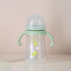 Durable Lightweight Kids Water Bottle w/ Handles & Gravity Balls Multicolor