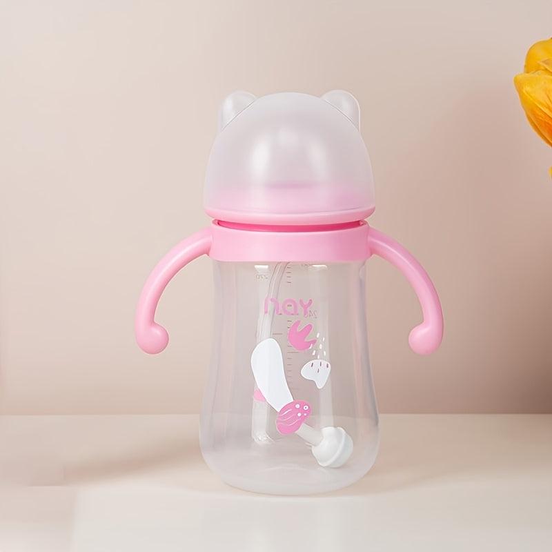 Durable Lightweight Kids Water Bottle w/ Handles & Gravity Balls Multicolor