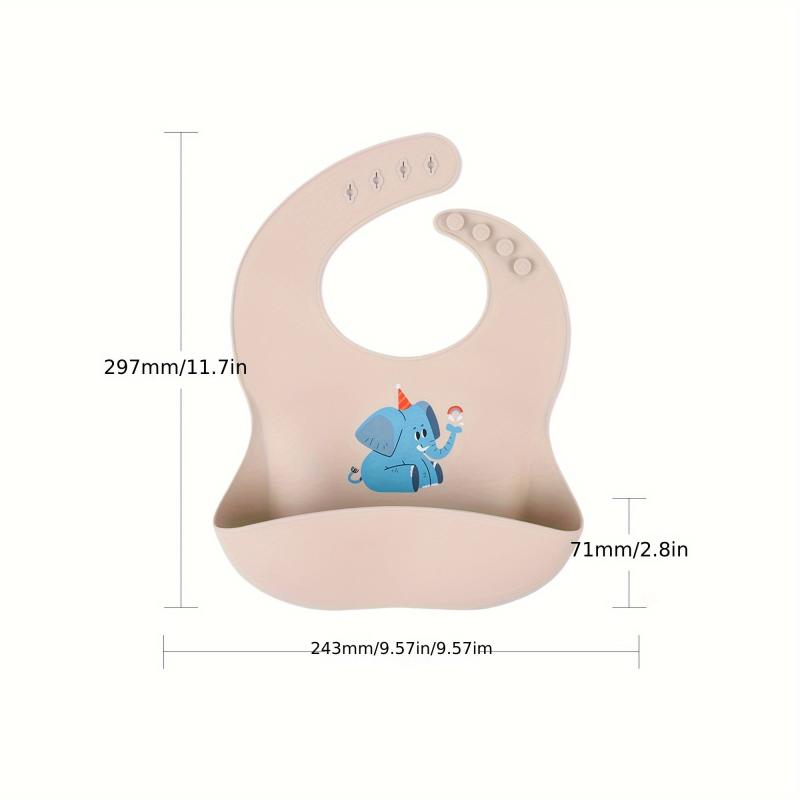 Waterproof Silicone Kids Bibs | Soft & Reusable | Christmas & Thanksgiving
