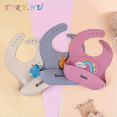 Waterproof Silicone Kids Bibs | Soft & Reusable | Christmas & Thanksgiving