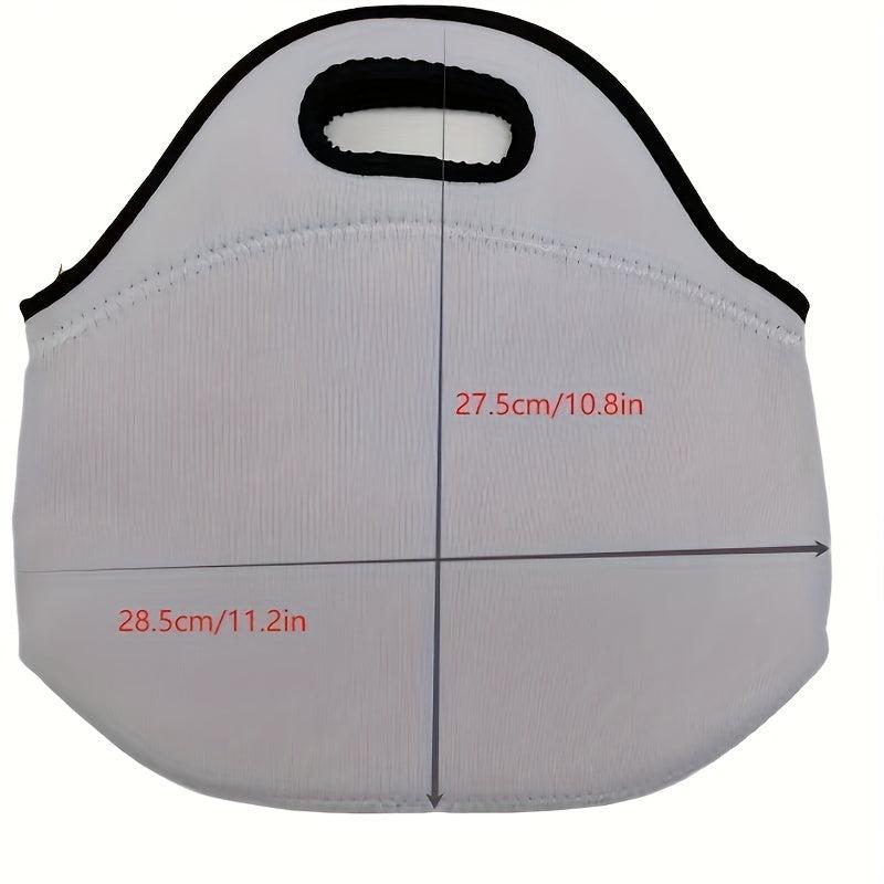 4pcs Customizable Neoprene Lunch Bags Insulated with Zipper