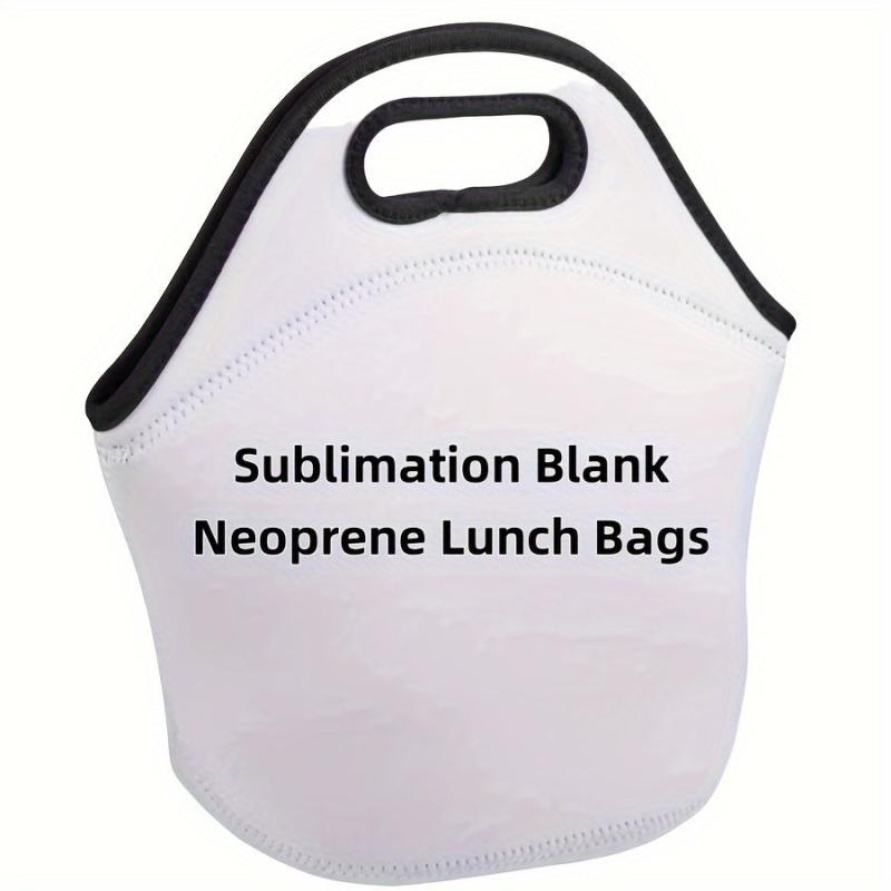 4pcs Customizable Neoprene Lunch Bags Insulated with Zipper