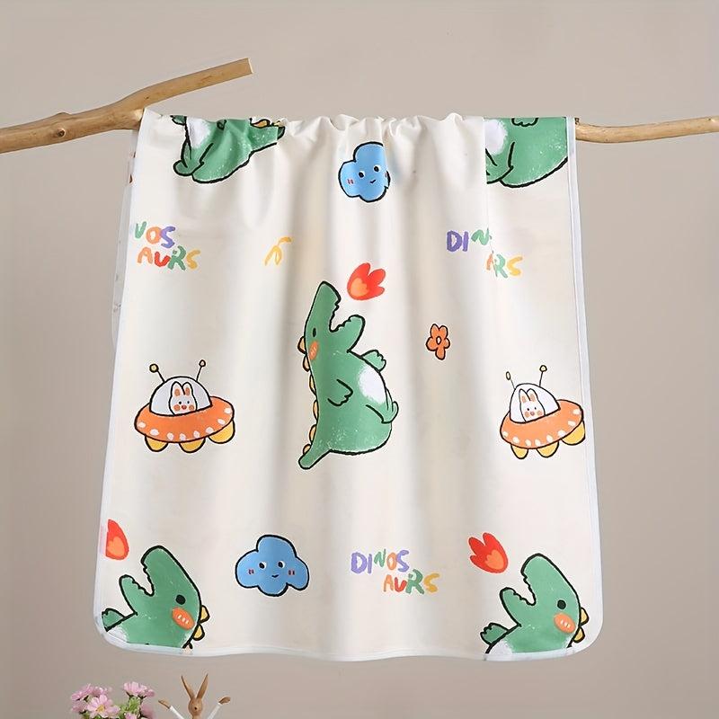 3pcs Random Pattern Diapers Absorbent Pads Waterproof Material Easy Clean