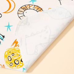 8pcs Soft Feeding Nursing Towels, Pastel Star & Floral Designs
