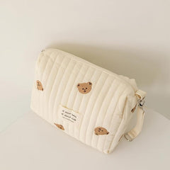 Embroidered Diaper Clutch Bag for Strollers