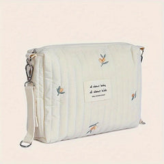 Quilted Olive Organizer Mommy Bag