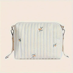 Quilted Olive Organizer Mommy Bag