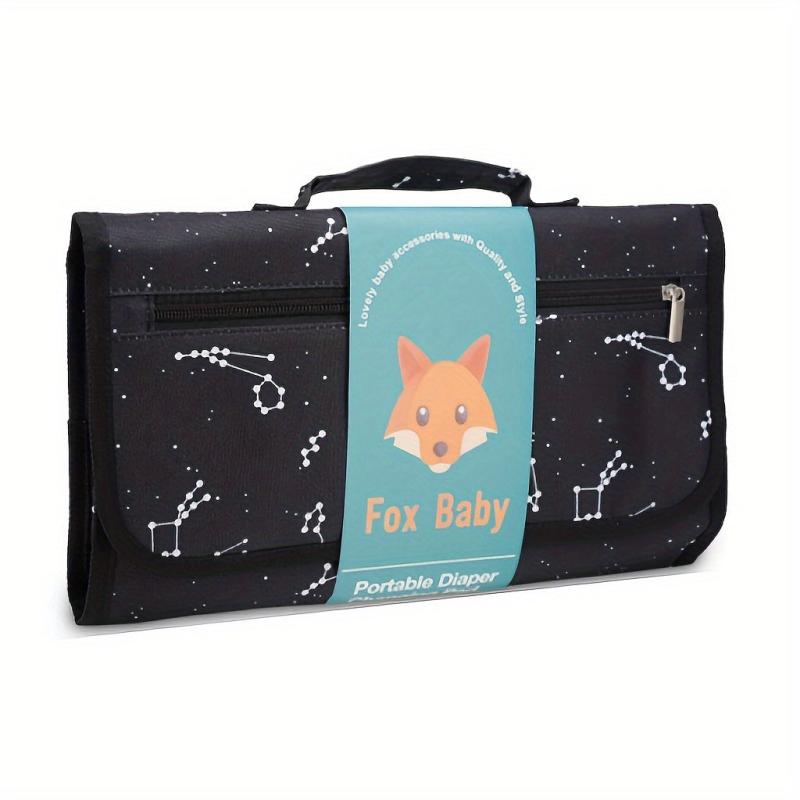 Waterproof Portable Changing Pad Mat with Wipes Holder