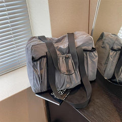 Large Capacity Diaper Bag with Multiple Compartments Oxford Fabric Shoulder Bag