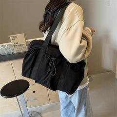 Large Capacity Diaper Bag with Multiple Compartments Oxford Fabric Shoulder Bag