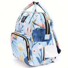 Spacious Nylon Cartoon Printed Mom Bag
