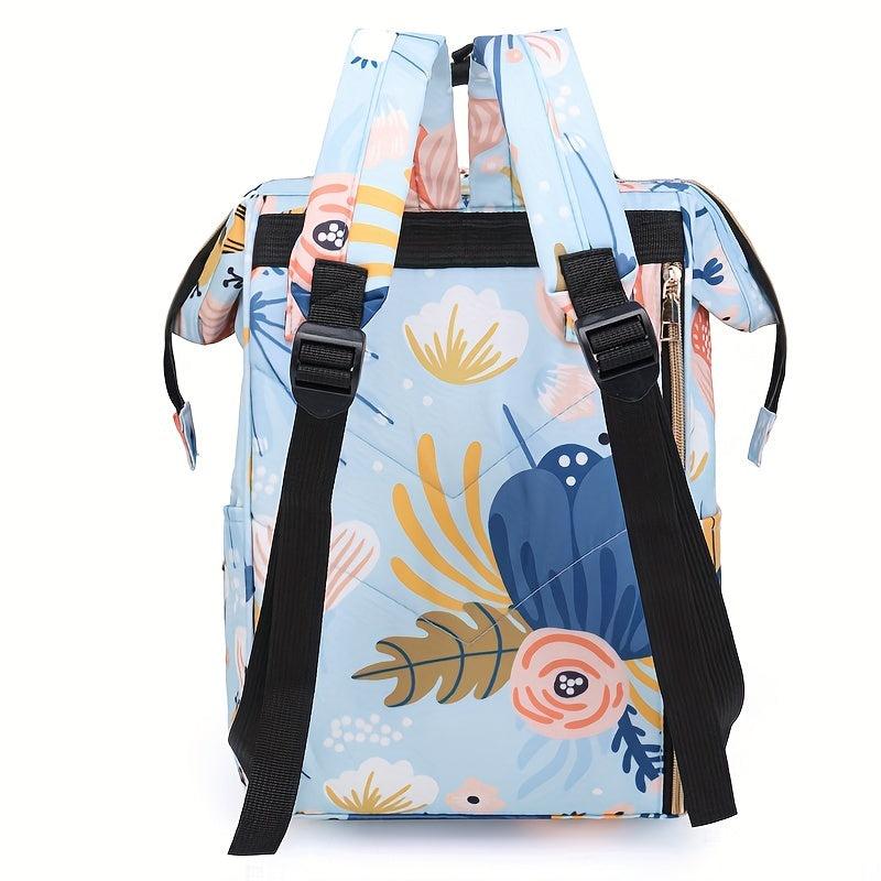 Spacious Nylon Cartoon Printed Mom Bag