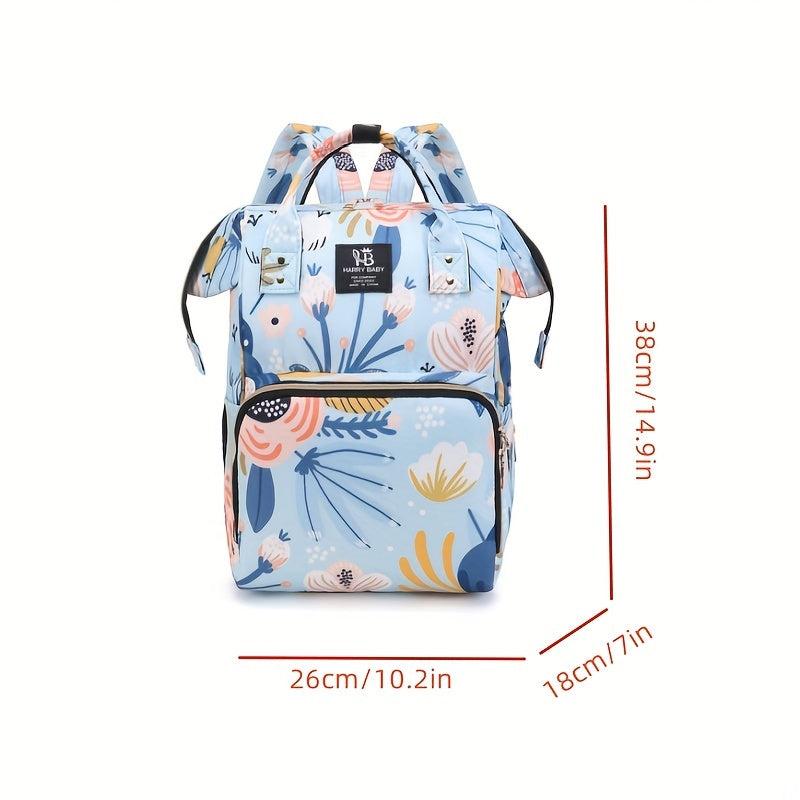 Spacious Nylon Cartoon Printed Mom Bag