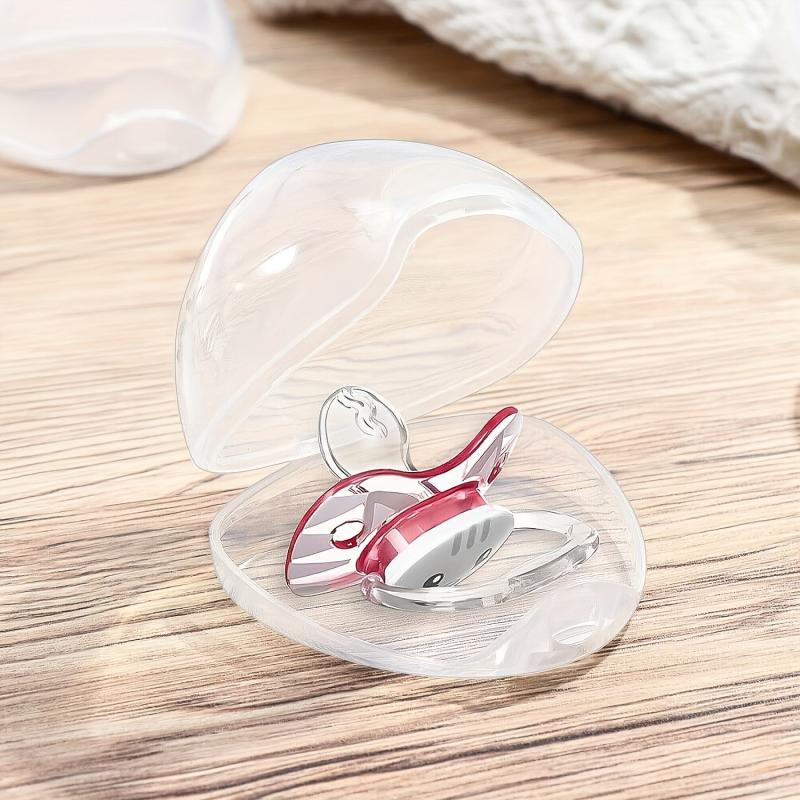 Clear Pacifier Case - Holder Box for Travel and Home