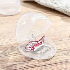 Clear Pacifier Case - Holder Box for Travel and Home