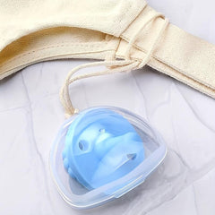 Clear Pacifier Case - Holder Box for Travel and Home