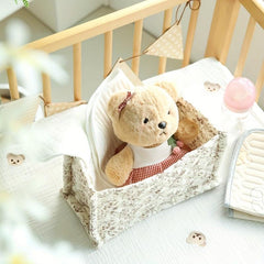 Polyester Storage Basket Floral Pattern for Mom Toy Organizer