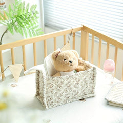 Polyester Storage Basket Floral Pattern for Mom Toy Organizer