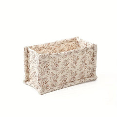 Polyester Storage Basket Floral Pattern for Mom Toy Organizer