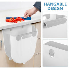 Foldable Hanging Diaper Pail Large Capacity Plastic Trash Can