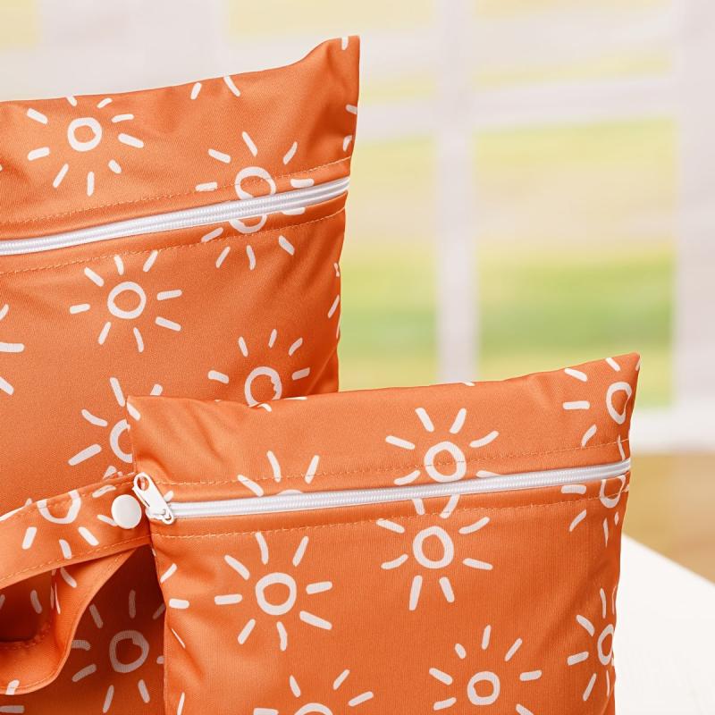 Elinfant 3pcs Reusable Diaper Bags Waterproof Washable
