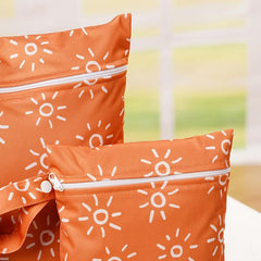 Elinfant 3pcs Reusable Diaper Bags Waterproof Washable