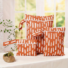 Elinfant 3pcs Reusable Diaper Bags Waterproof Washable