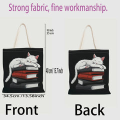 Autumn Hedgehog Canvas Tote Bag