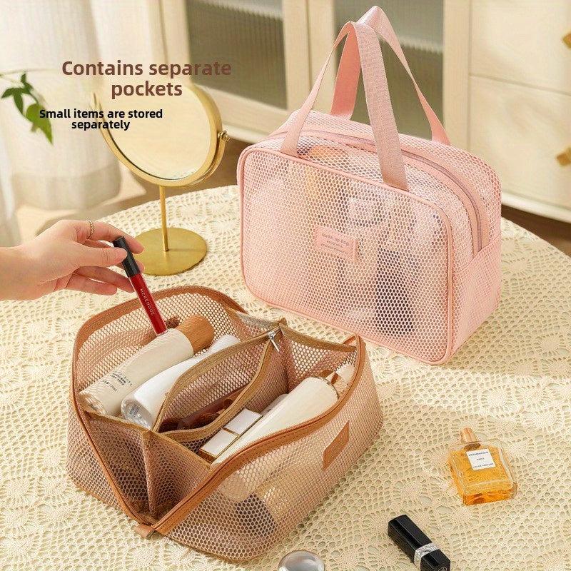 Large Capacity Nylon Mesh Transparent Crossbody Bag for Women