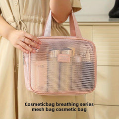 Large Capacity Nylon Mesh Transparent Crossbody Bag for Women