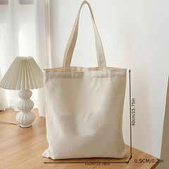 Canvas Shoulder Bag Lightweight Tote Diaper Storage Mommy Handbag