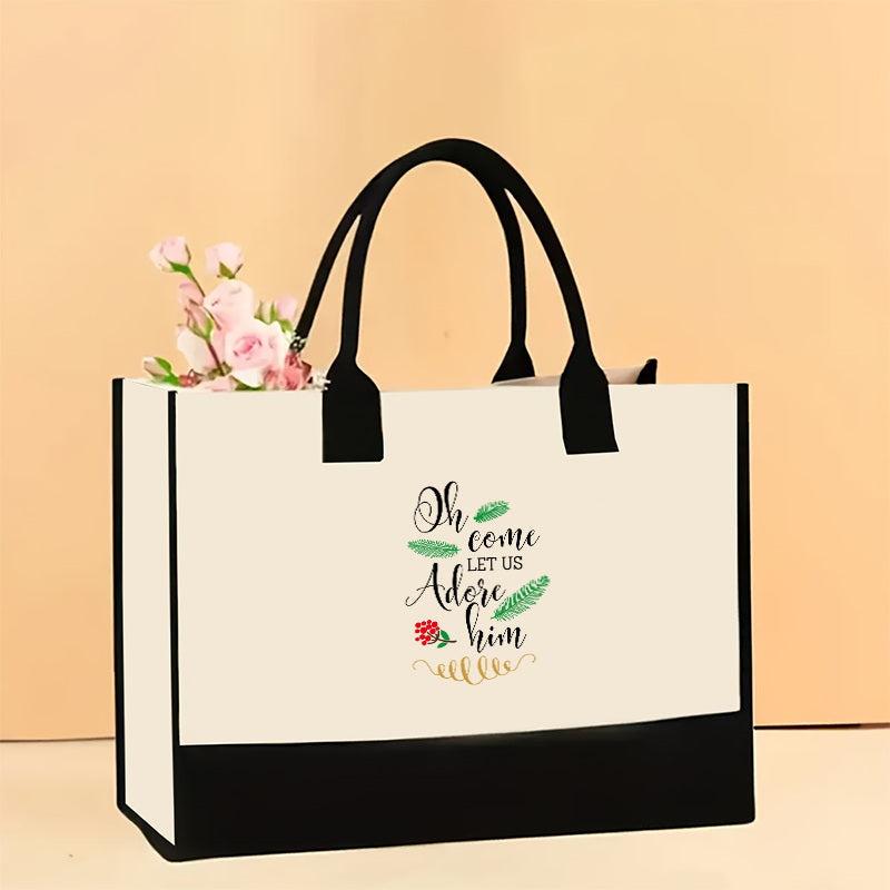 Canvas Tote Bag Lightweight Handbag for Everyday Use - Perfect Gift