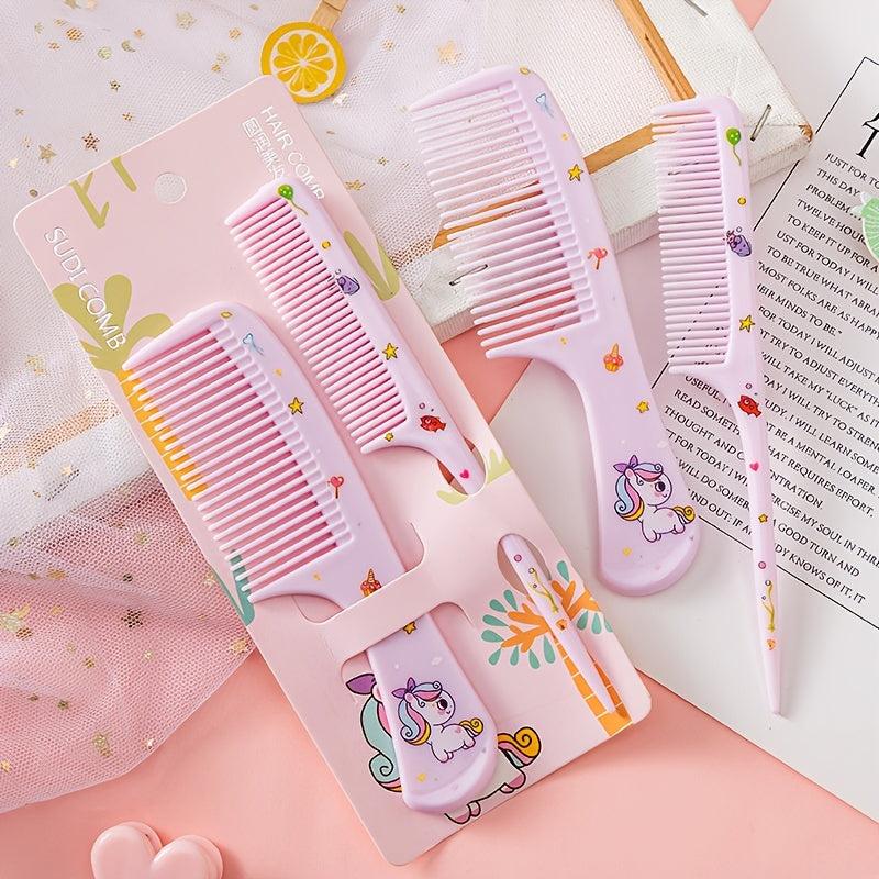 Kids Cartoon Animal Comb Set for Hairdressing