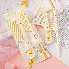 Kids Cartoon Animal Comb Set for Hairdressing