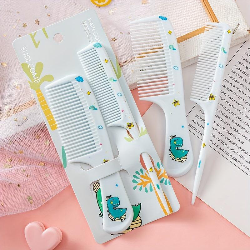 Kids Cartoon Animal Comb Set for Hairdressing