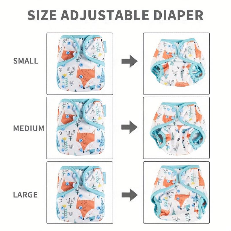 Happyflute Adjustable Pocket Diaper Reusable for Babies