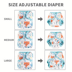 Happyflute Adjustable Pocket Diaper Reusable for Babies